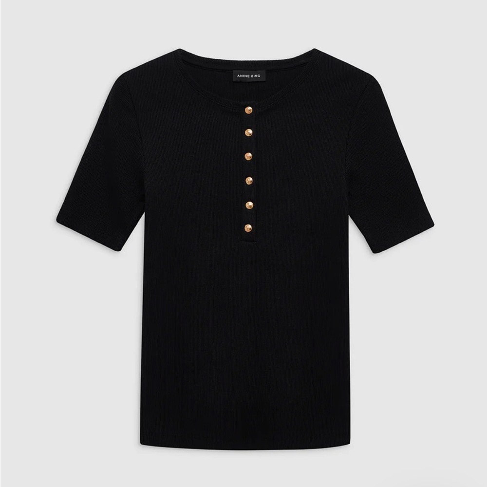 Anine Bing Alessia Tee Small NWNT